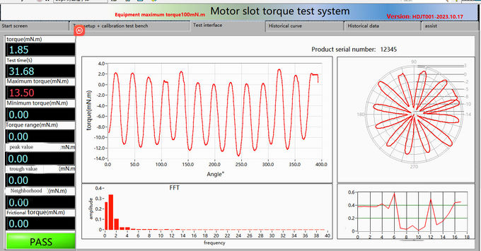 Professional  Motor Cogging Test System for Industrial Applications 1